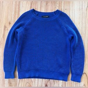 Blue Forever 21 knit sweater